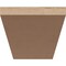 Ekena Millwork 4"W x 8"D x 4"H Wide Concord Rough Cedar Woodgrain TimberThane Corbel, Primed Tan CORUR04X08X04CONRCPR - alternate 2